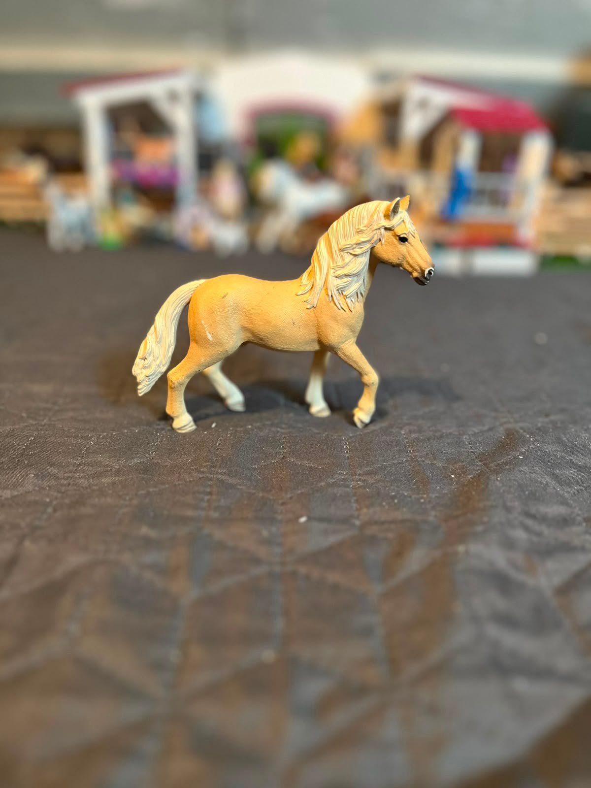 Sleigh paard, Ophalen of Verzenden, Gebruikt, Paard, Beeldje of Figuurtje