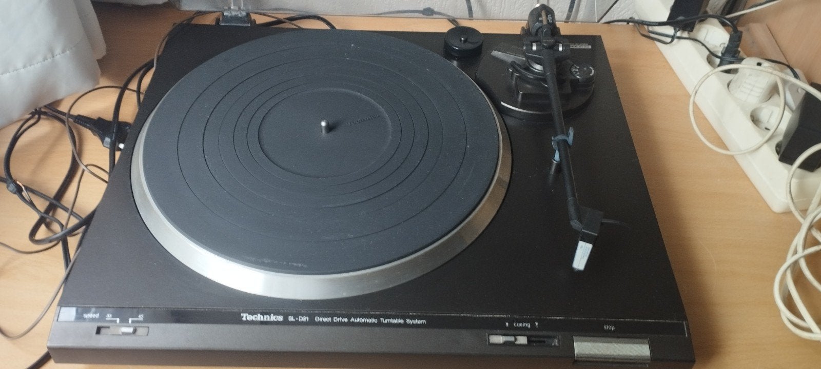 Technics SL-D21 DD turntable, Ophalen, Gebruikt, Automatisch, Platenspeler
