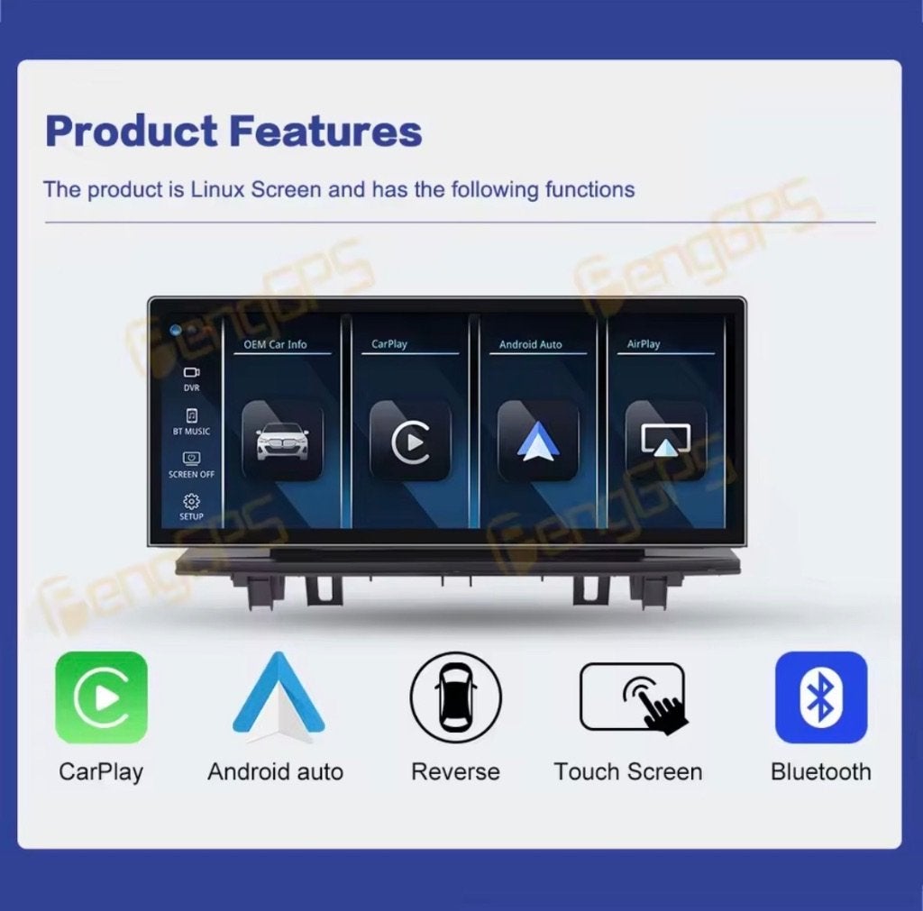 BMW F15 F20 F30 F31 F36 F48 G30 Linux CarPlay Android Scherm, Ophalen, Nieuw