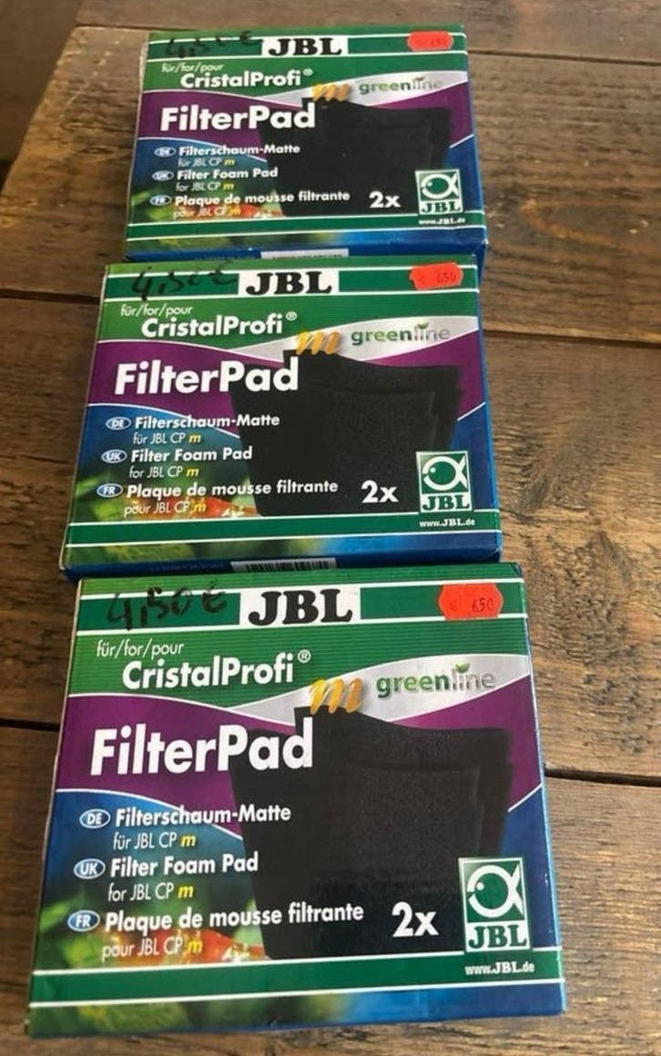 NEW: 3x JBL Cristalprofi m filterpad 4,50€ p/s 3 -> 10€, Dieren en Toebehoren, Ophalen of Verzenden, Nieuw, Filter, JBL