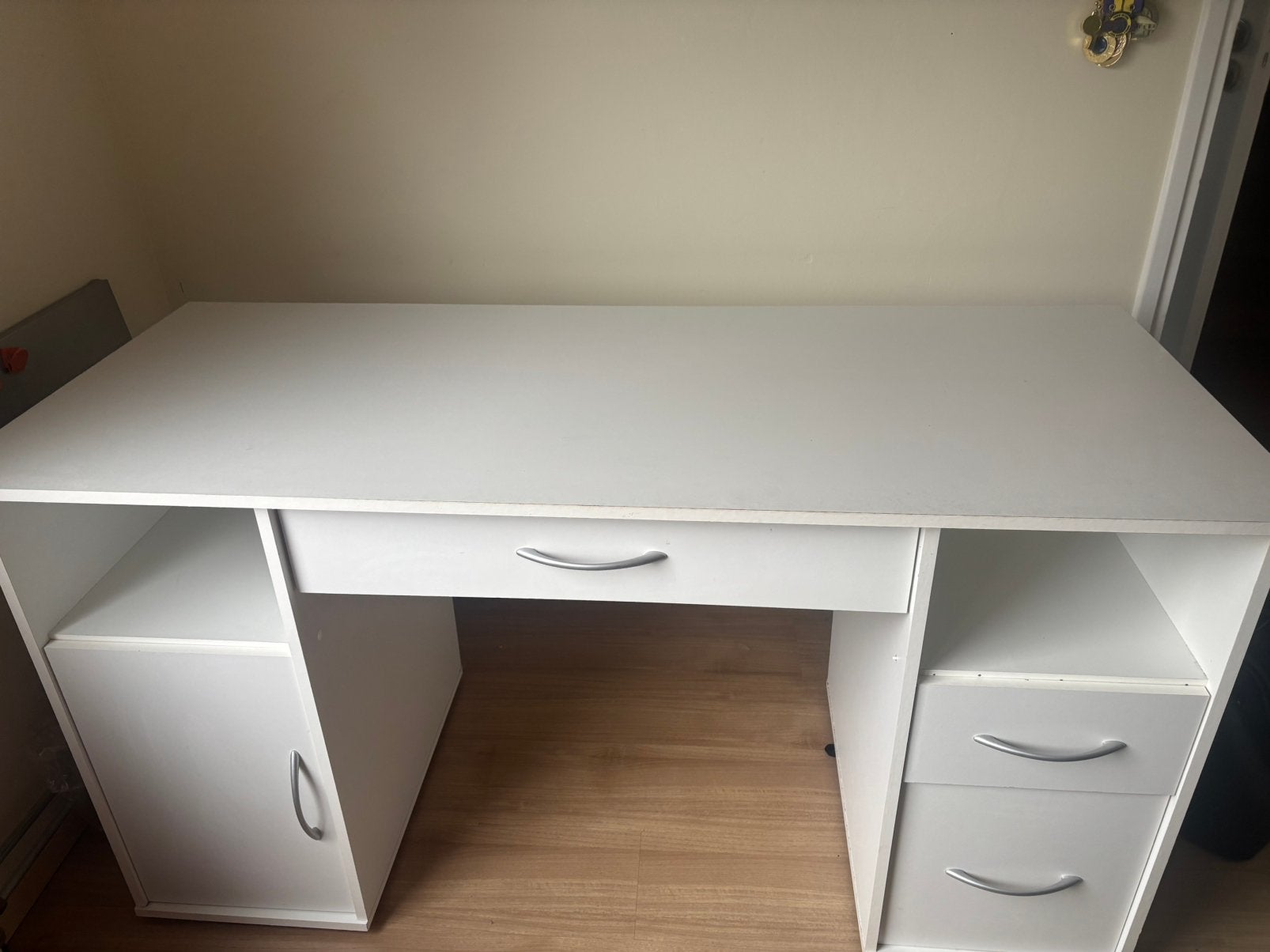 Bureautafel, Huis en Inrichting, Ophalen, Met lades, Hout, Schoolbureau