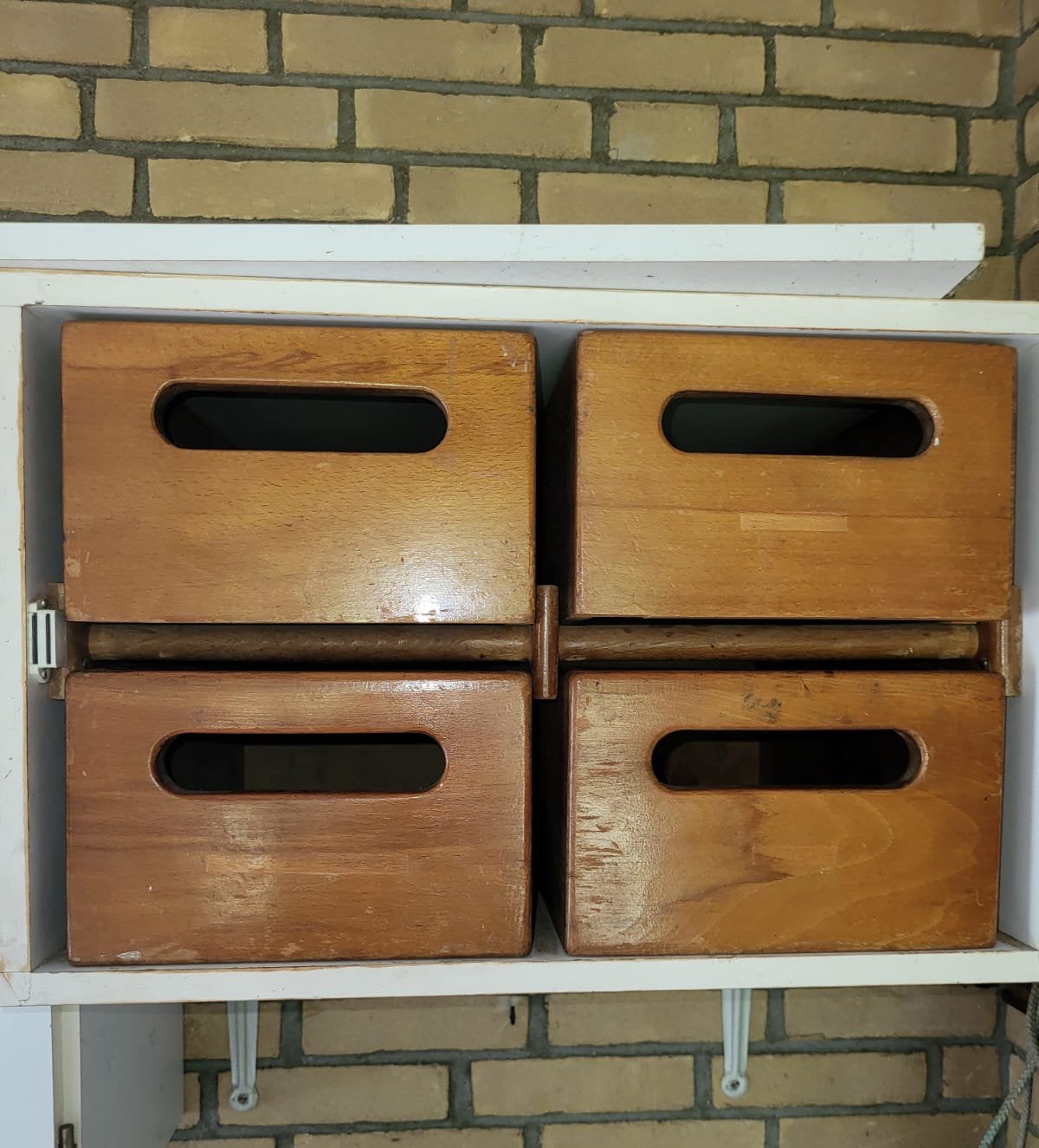 Houten opbergkistjes met handgreepopening, Ophalen of Verzenden, Zo goed als nieuw, 50 tot 100 cm, Minder dan 50 cm
