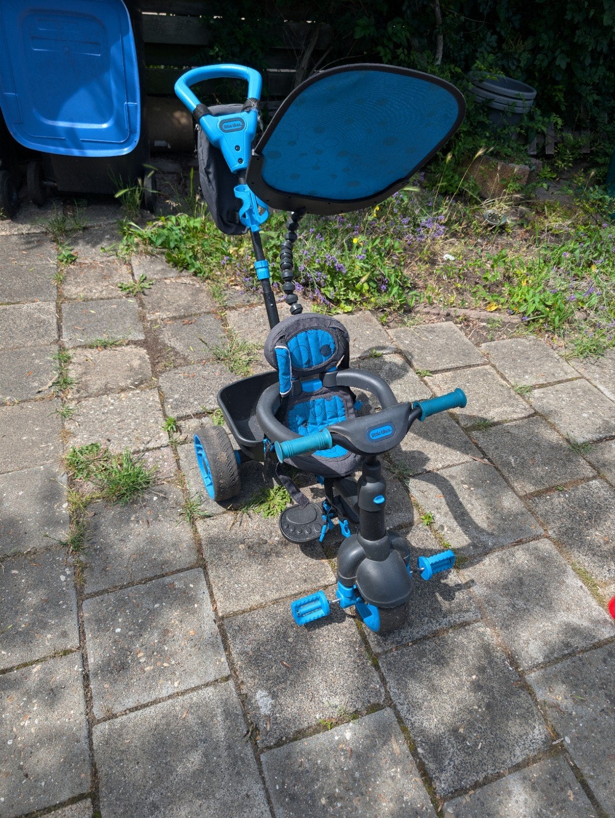 Little Tikes 4-in-1 Driewieler - Blauw, Fietsen en Brommers, Ophalen, Gebruikt, Little Tikes, Verstelbare zitting