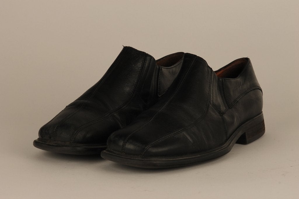 Nette zwarte leren heren instapper - Dolcis, maat 41, Loafers, Zwart, Ophalen of Verzenden, Dolcis