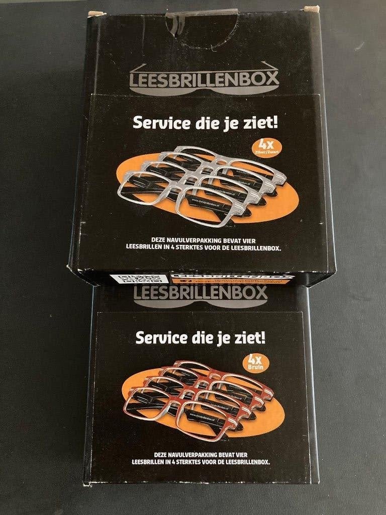 leesbril leesbrillen aantal 4 stuks bruin of zwart, Overige merken, Overige kleuren, Nieuw, Ophalen of Verzenden