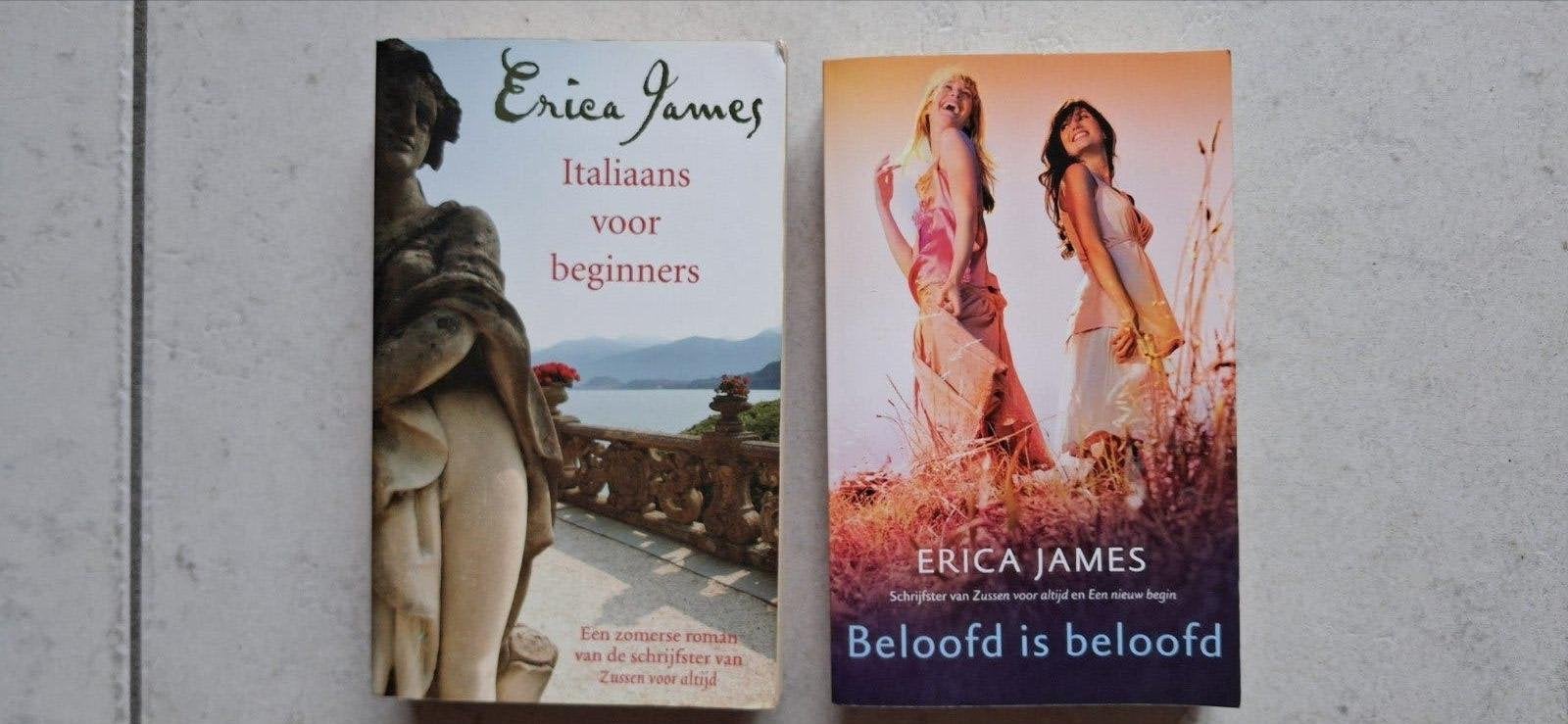 Erica James: 2 romans samen 2.50, Ophalen of Verzenden, Gelezen, Erica James