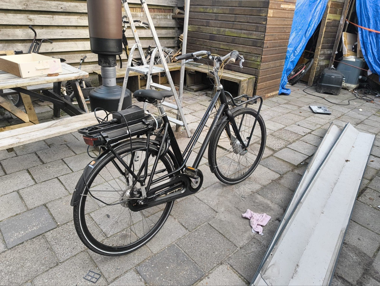 Puch electrische fiets, Ophalen
