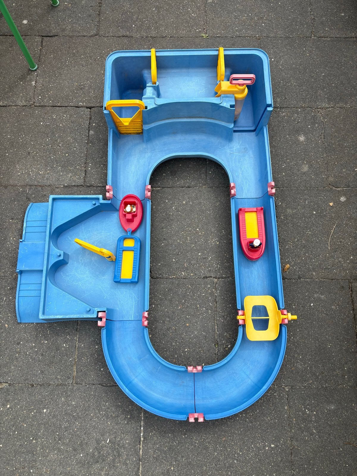 Aquaplay waterbaan met bootjes en figuren, Ophalen, Gebruikt, Jongen of Meisje