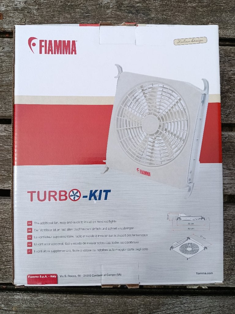 Fiamma Turbo Kit dakluik ventilator, Ophalen of Verzenden, Nieuw
