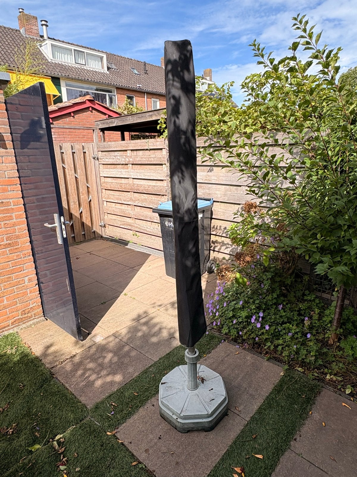 Brabantia droogmolen met hoes en voet, Tuin en Terras, Droogmolens en Wasrekken, Ophalen, Gebruikt, Droogmolen