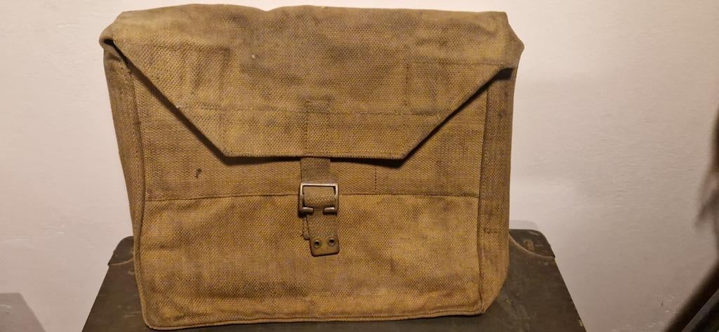 Engelse ww2 officers haversack, Verzamelen, Militaria | Tweede Wereldoorlog, Ophalen of Verzenden, Engeland, Overige typen