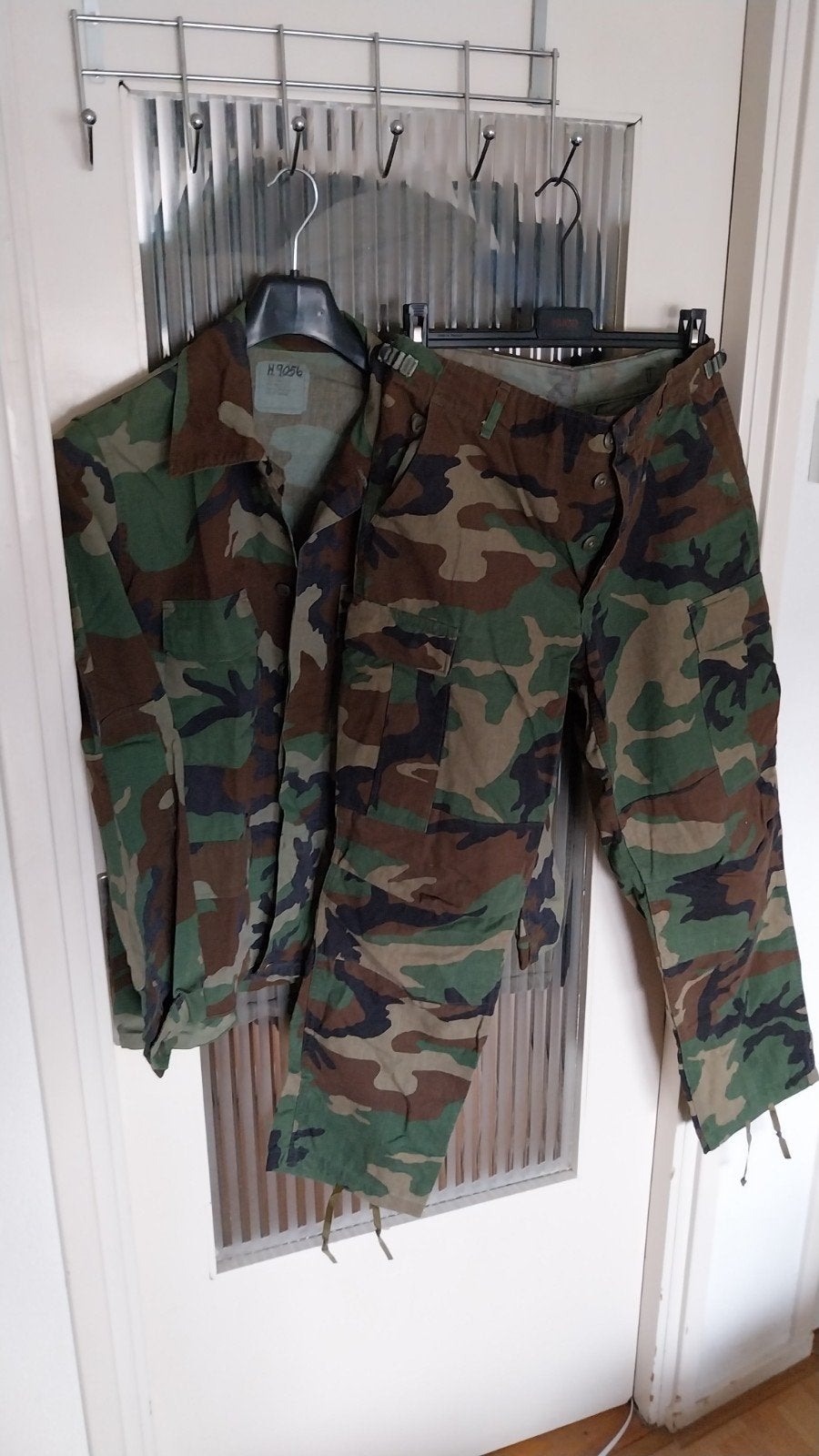 Woodland camouflage overhemd en broek, Ophalen of Verzenden, Landmacht, Nederland, Kleding of Schoenen