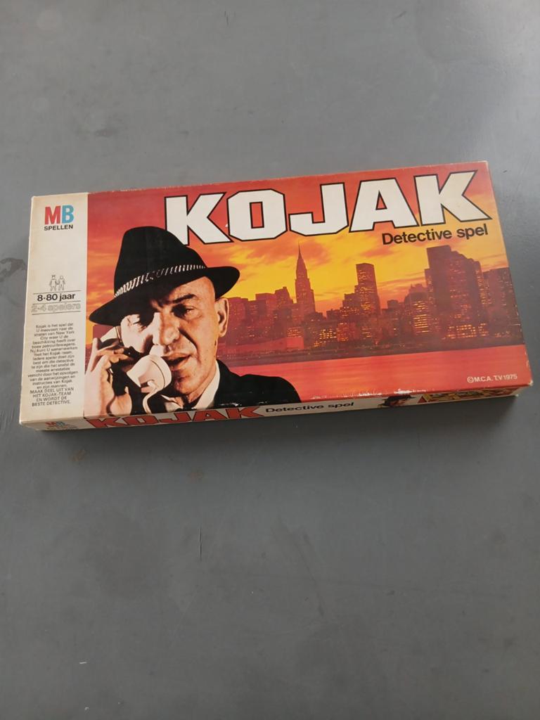 MB Spellen Kojak detectivespel New York City 1975 compleet, Hobby en Vrije tijd, Gezelschapsspellen | Bordspellen, Een of twee spelers