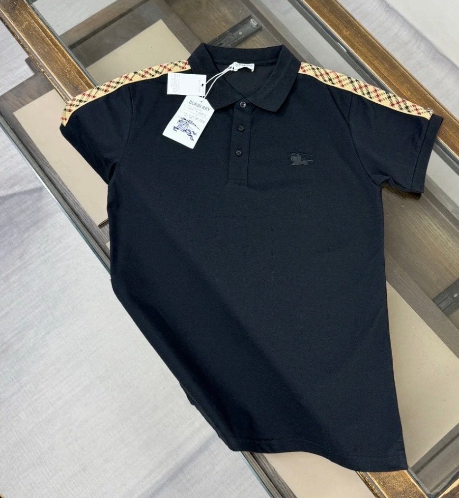 Burberry Polo Zwart Maat M - Nieuw met kaartjes, Kleding | Heren, Polo's, Verzenden, Nieuw, Maat 48/50 (M), Zwart