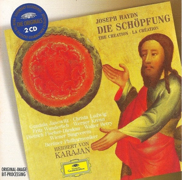 HAYDN Die schöpfung 2 - CD VON KARAJAN DG ORIGINALS, Ophalen of Verzenden, Classicisme, Gebruikt, Orkest of Ballet