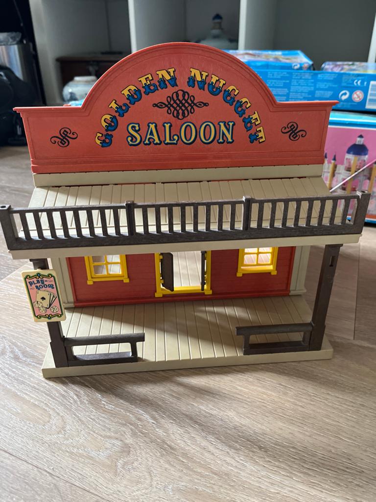 Playmobil Western Saloon 'Golden Nugget', Ophalen of Verzenden, Gebruikt, Jongen of Meisje