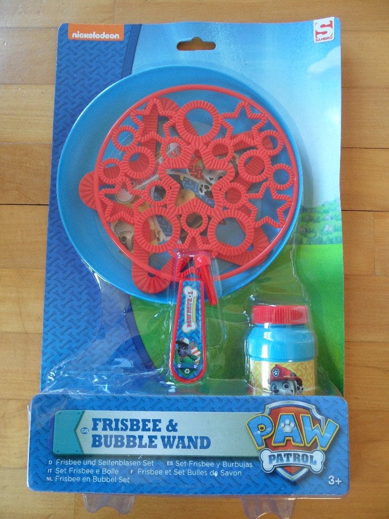 Frisbee & Bubble Wand Paw Patrol, Ophalen of Verzenden, Nieuw
