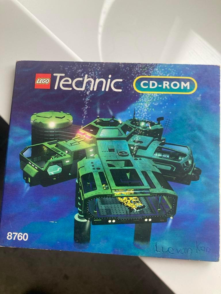 Lego Technic CD-ROM 8760 - Educatief Bouwspel, Puzzel en Educatief, Gebruikt, 1 speler, Ophalen of Verzenden