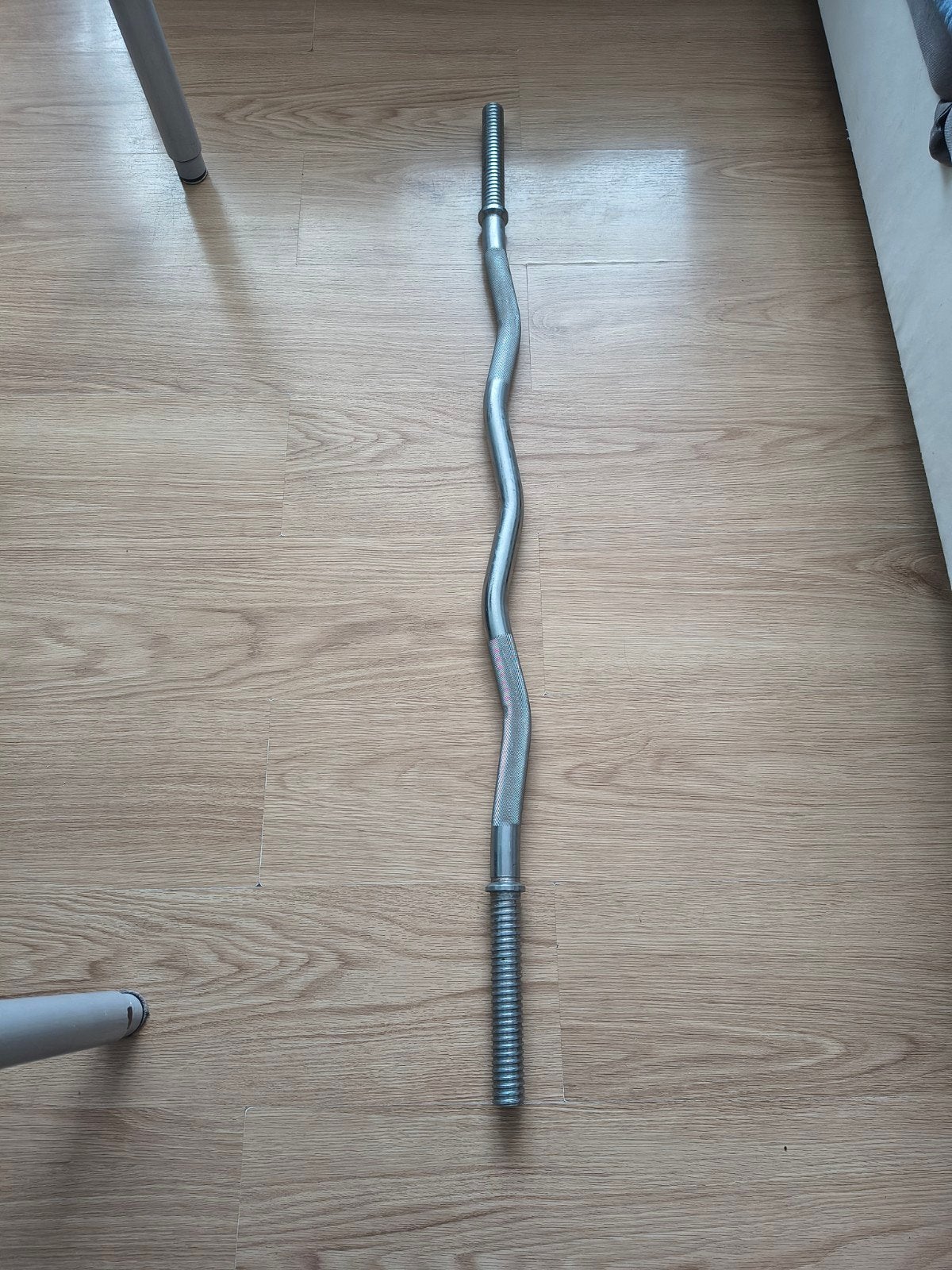 EZ Curl Stang - Ideaal voor Biceps en Triceps 120cm, Ophalen, Gebruikt, Armen, Halterstangen
