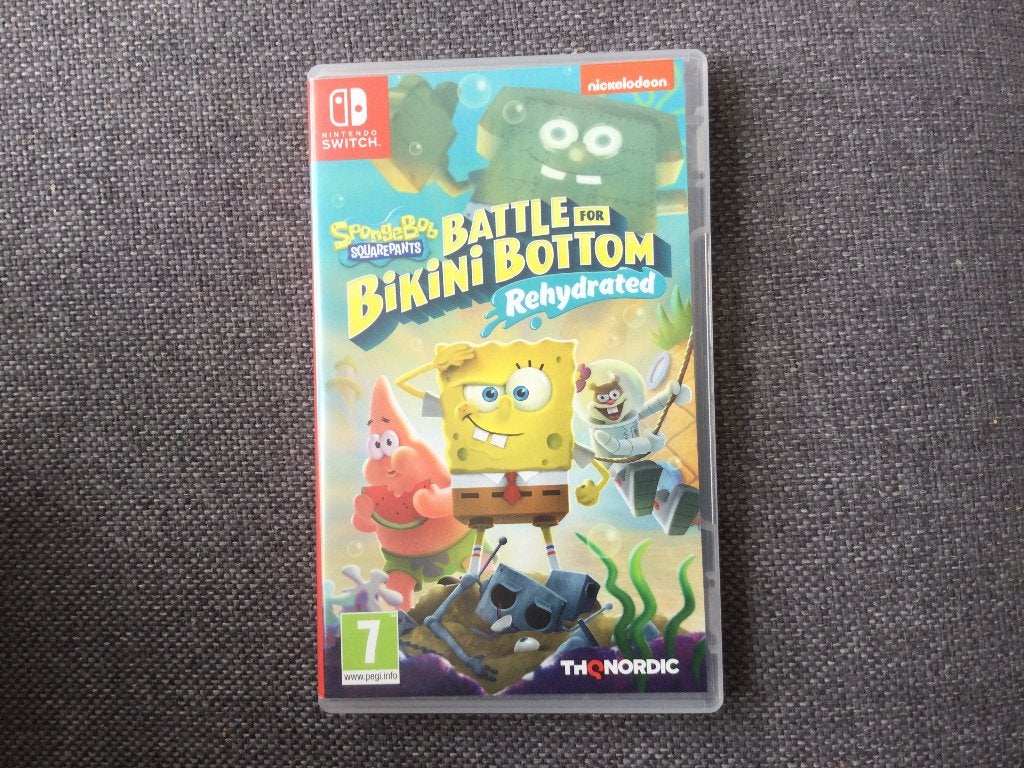 Spongebob battle for bikini bottom rehydrated Switch, Avontuur en Actie, Verzenden, 1 speler, Zo goed als nieuw