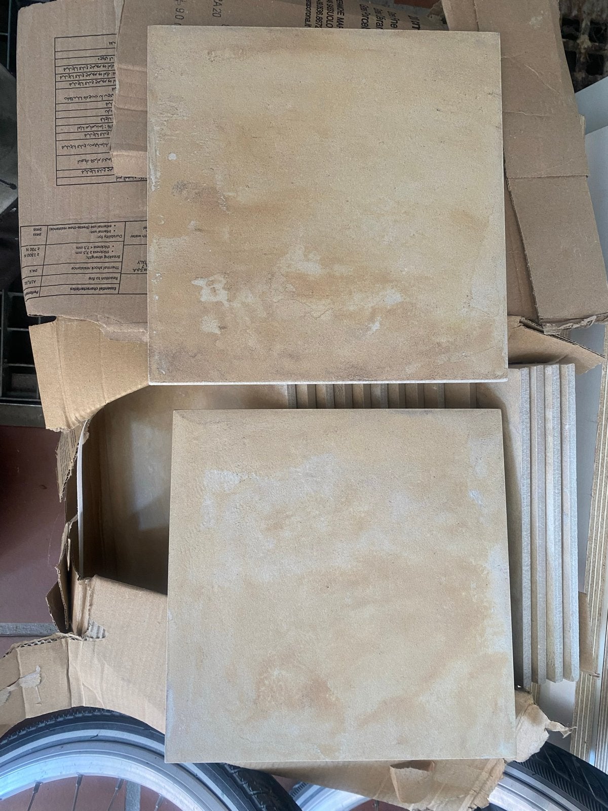 Nieuwe Marca Corona 1741 tegels 20x20 cm - Beige/Oker, Ophalen, Keramiek, Nieuw, 20 tot 40 cm