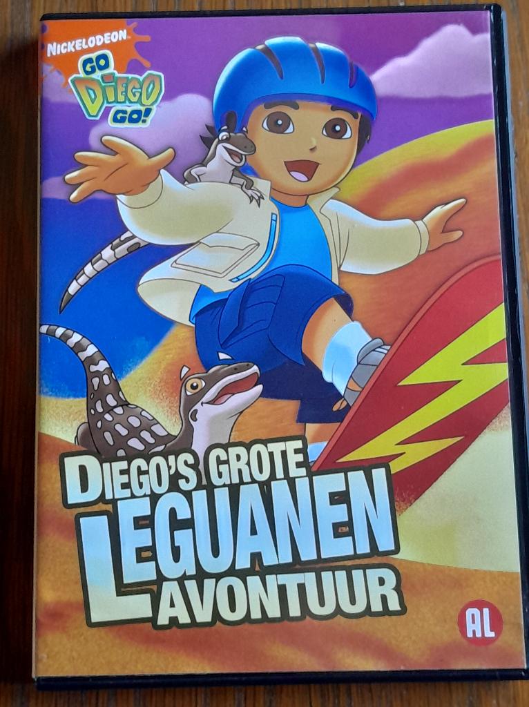 Go Diego go Diego's grote leguanen avontuur dvd, Gebruikt, Tekenfilm, Ophalen of Verzenden, Alle leeftijden