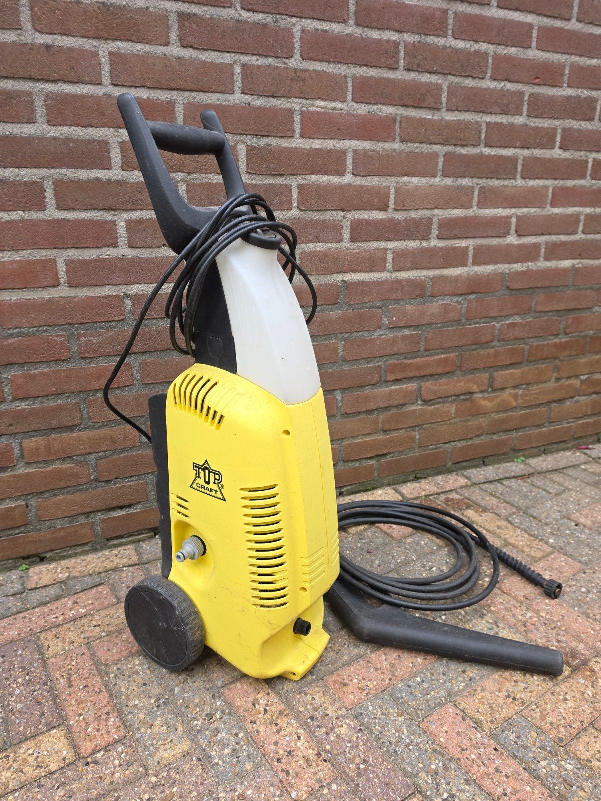 Hogedrukreiniger met diverse accessoires, Ophalen of Verzenden, Gebruikt, Elektrisch, Top Craft