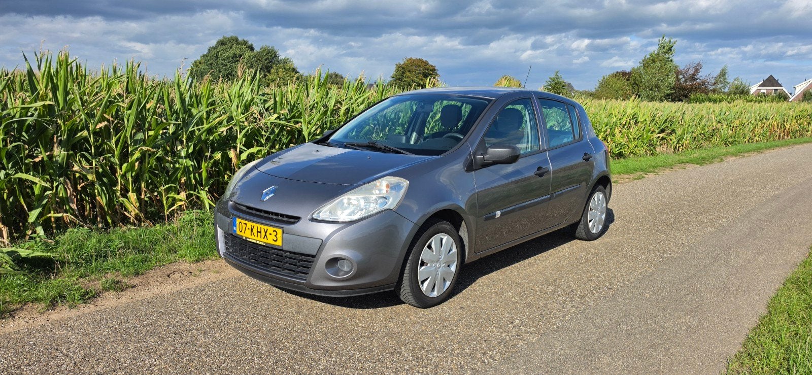 Renault Clio 1.2 16V 55KW 5-DRS E4 2010 Grijs, Auto's, Voorwielaandrijving, 535 kg, 74 pk, 4 cilinders