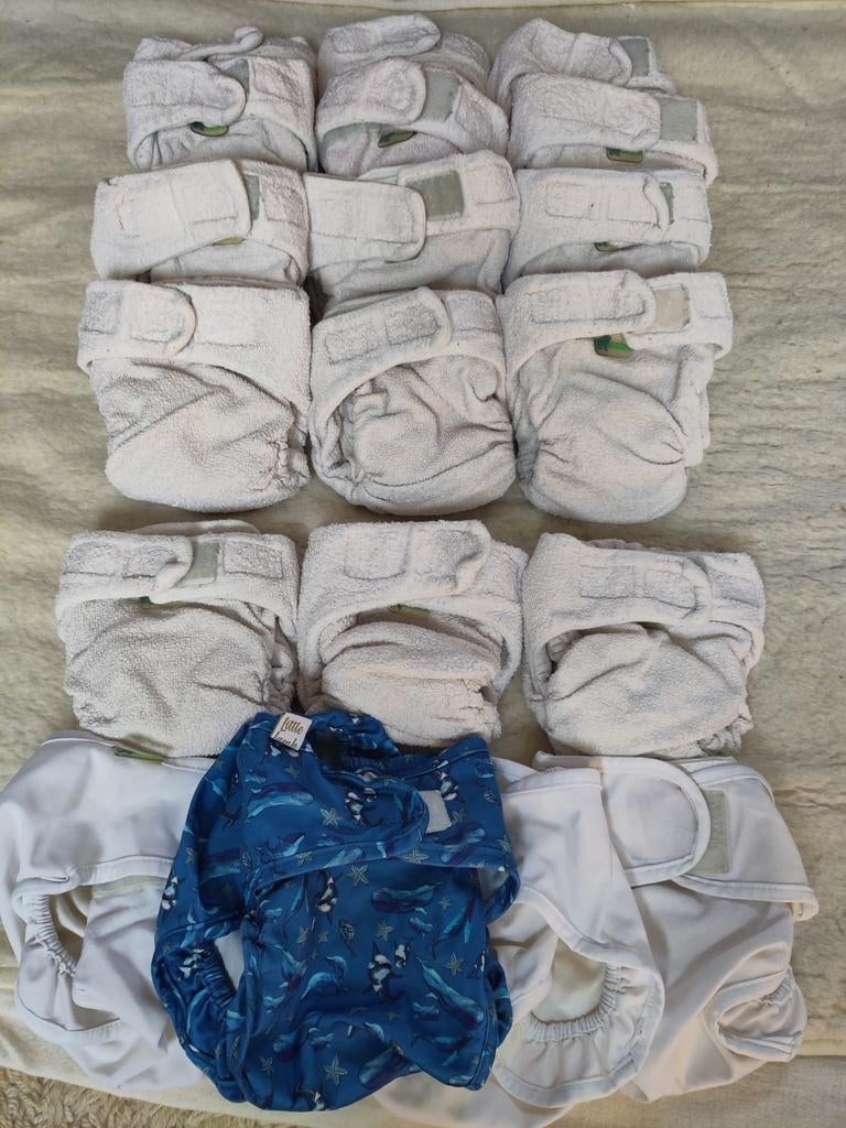 Grote set wasbare luiers Little lamb maat 2, Ophalen of Verzenden