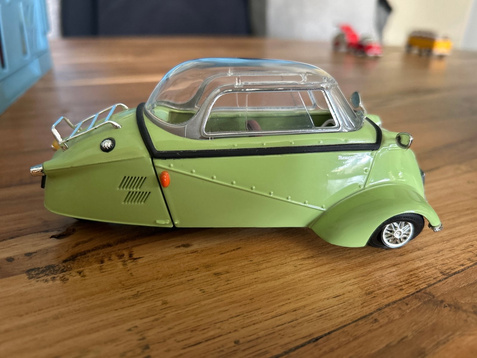Messerschmitt KR200 modelauto - Groen, Overige merken, Auto, 1:32 tot 1:50, Ophalen of Verzenden
