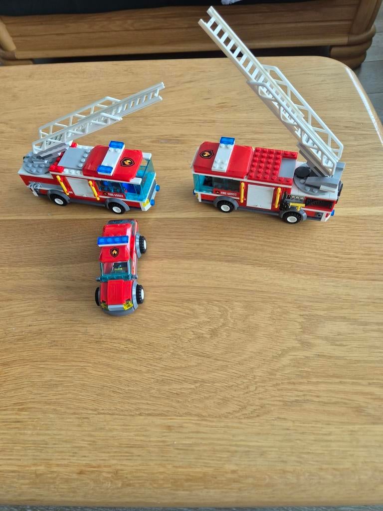Lego Brandweer Auto's - Set van 3, Ophalen of Verzenden