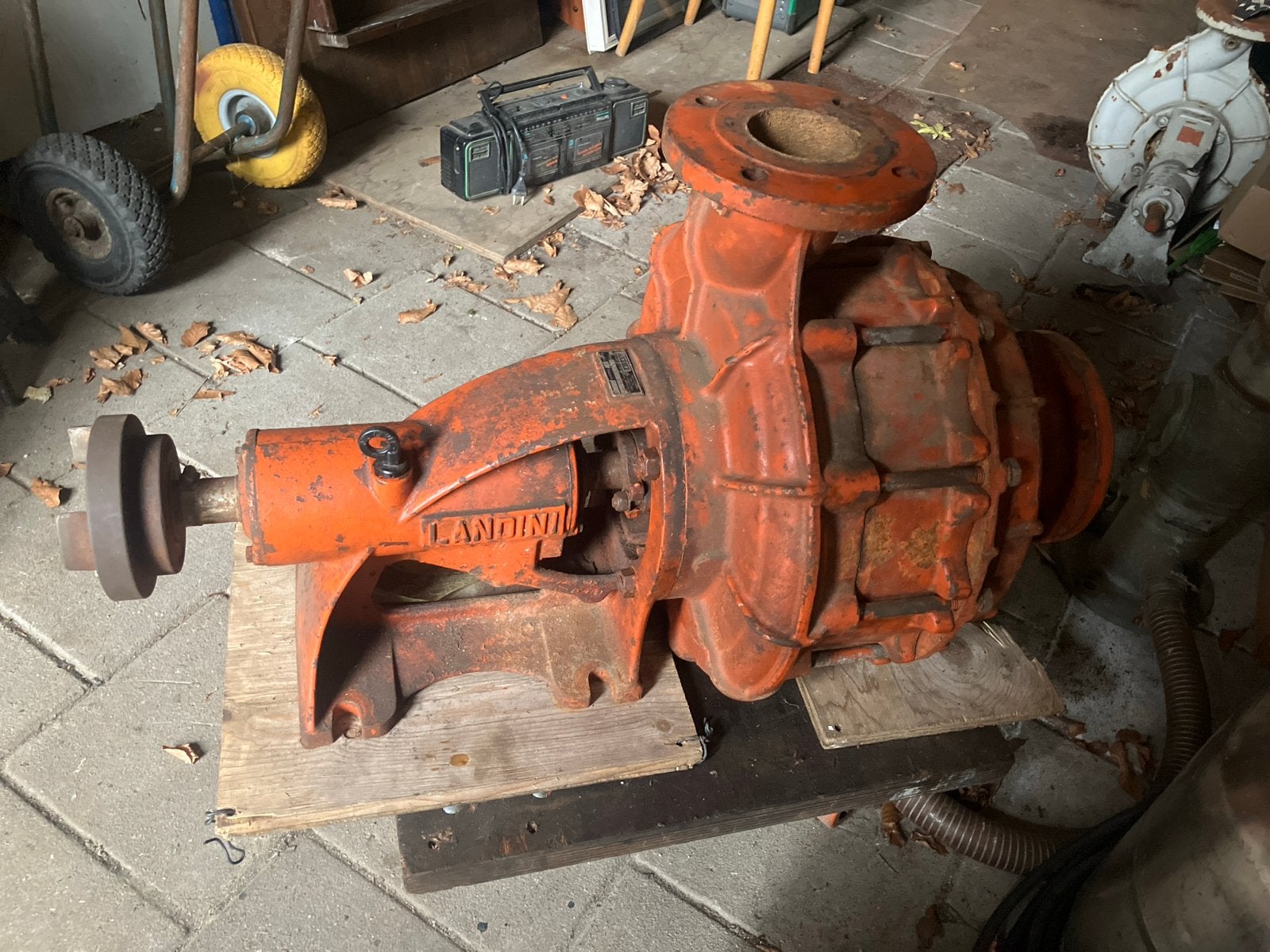 Landini Centrifugaalpomp - Type MC80 3T.M, Tuin en Terras, Ophalen of Verzenden, Gebruikt, Beregeningspomp