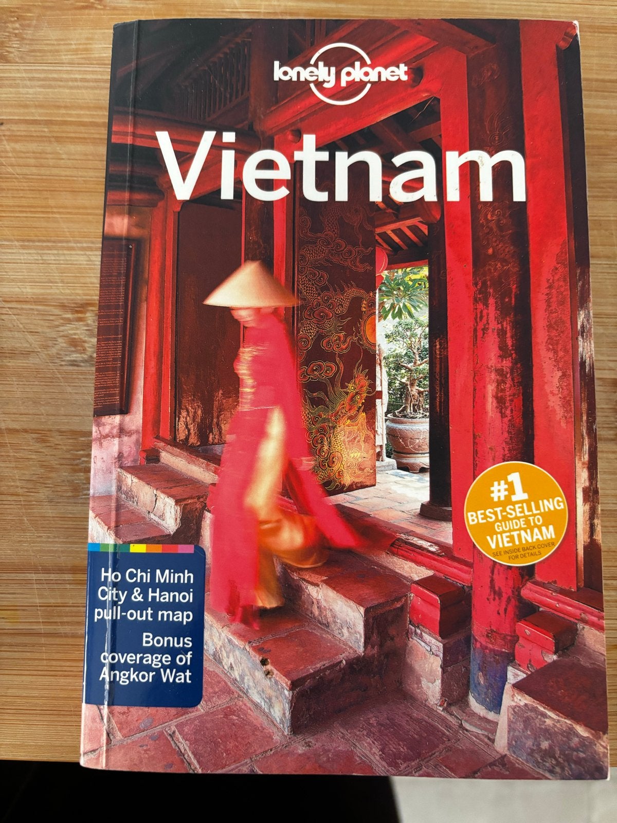 Lonely Planet Vietnam Reisgids met kaart en Angkor Wat, Boeken, Lonely Planet, Ophalen of Verzenden, Zo goed als nieuw, Reisgids of -boek