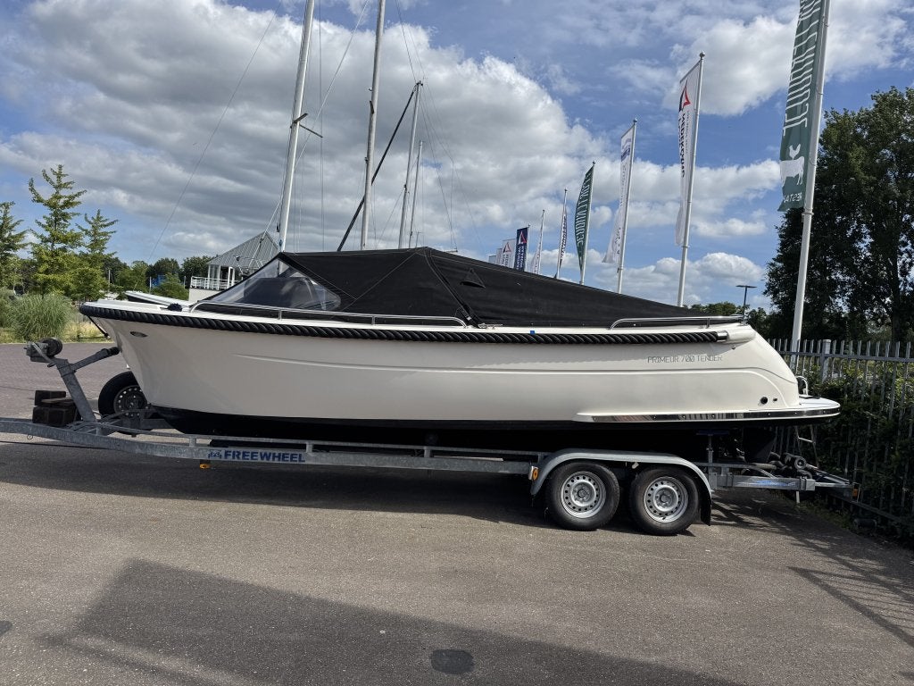 Primeur 700 Tender sloep met boegschroef en hekschroef, 3 m, Tender, Gebruikt, Binnenboordmotor