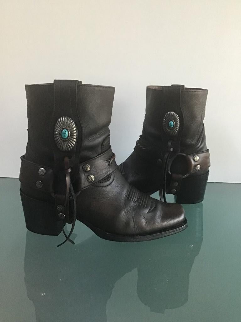 Sendra Boho bruine laarzen 36 | Gratis verzenden, Kleding | Dames, Schoenen, Zo goed als nieuw, Lage of Enkellaarzen, Bruin, Verzenden