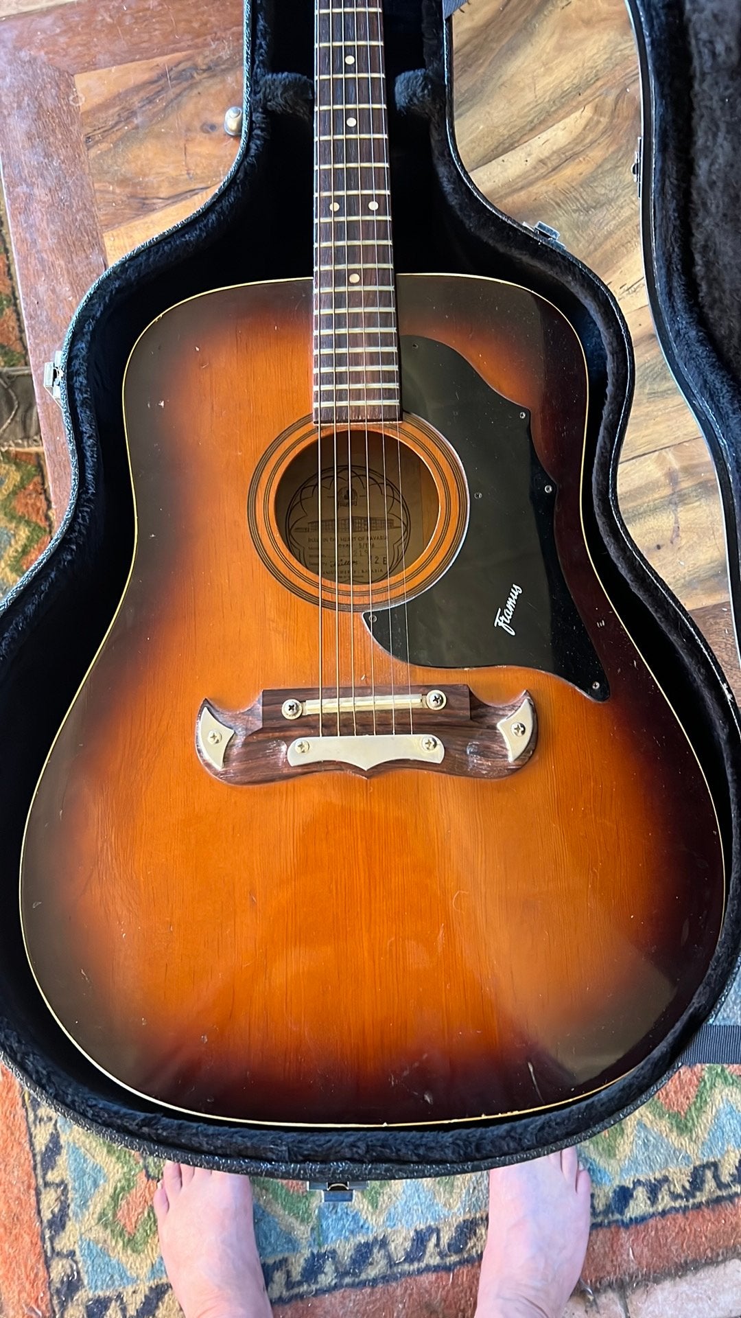 Framus vintage acoustische gitaar, Ophalen, Zo goed als nieuw, Western- of Steelstringgitaar