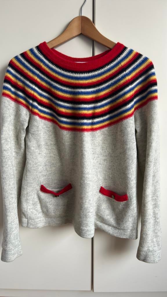 GANT wollen trui xl grijs rood, Kleding | Dames, Truien en Vesten, Ophalen of Verzenden, Zo goed als nieuw, Maat 46/48 (XL) of groter