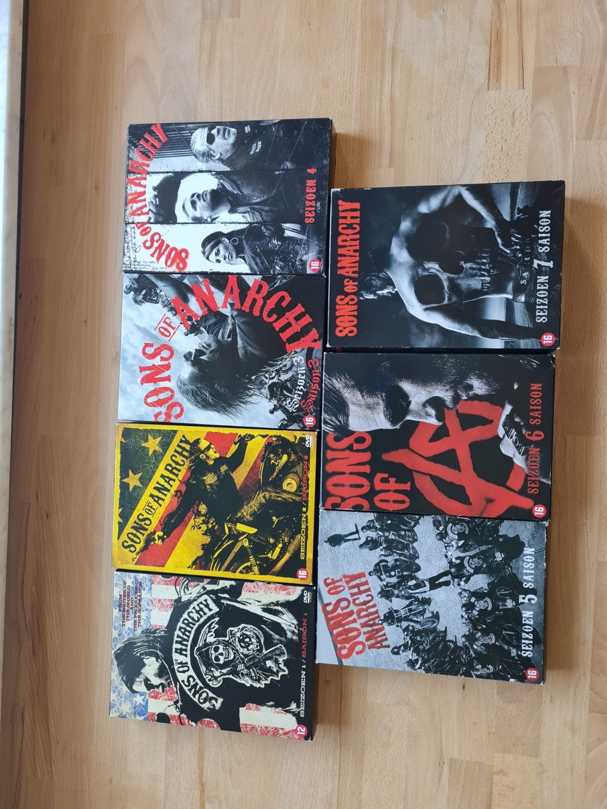 Sons of Anarchy - Seizoen 1 t/m 7 (Complete Serie) op DVD, Ophalen of Verzenden, Zo goed als nieuw, Engels, Nederlands