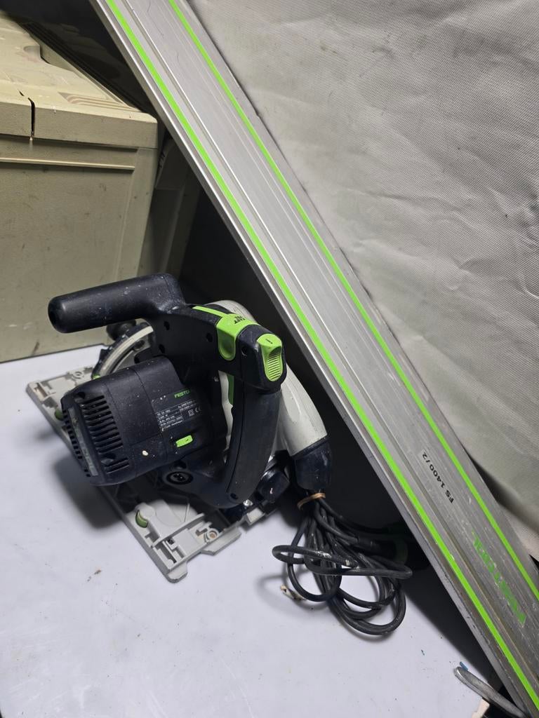 Festool ts55 EBQ-PLUS INVALZAAG in liniaal, Ophalen of Verzenden, Festool, N.v.t, N.v.t