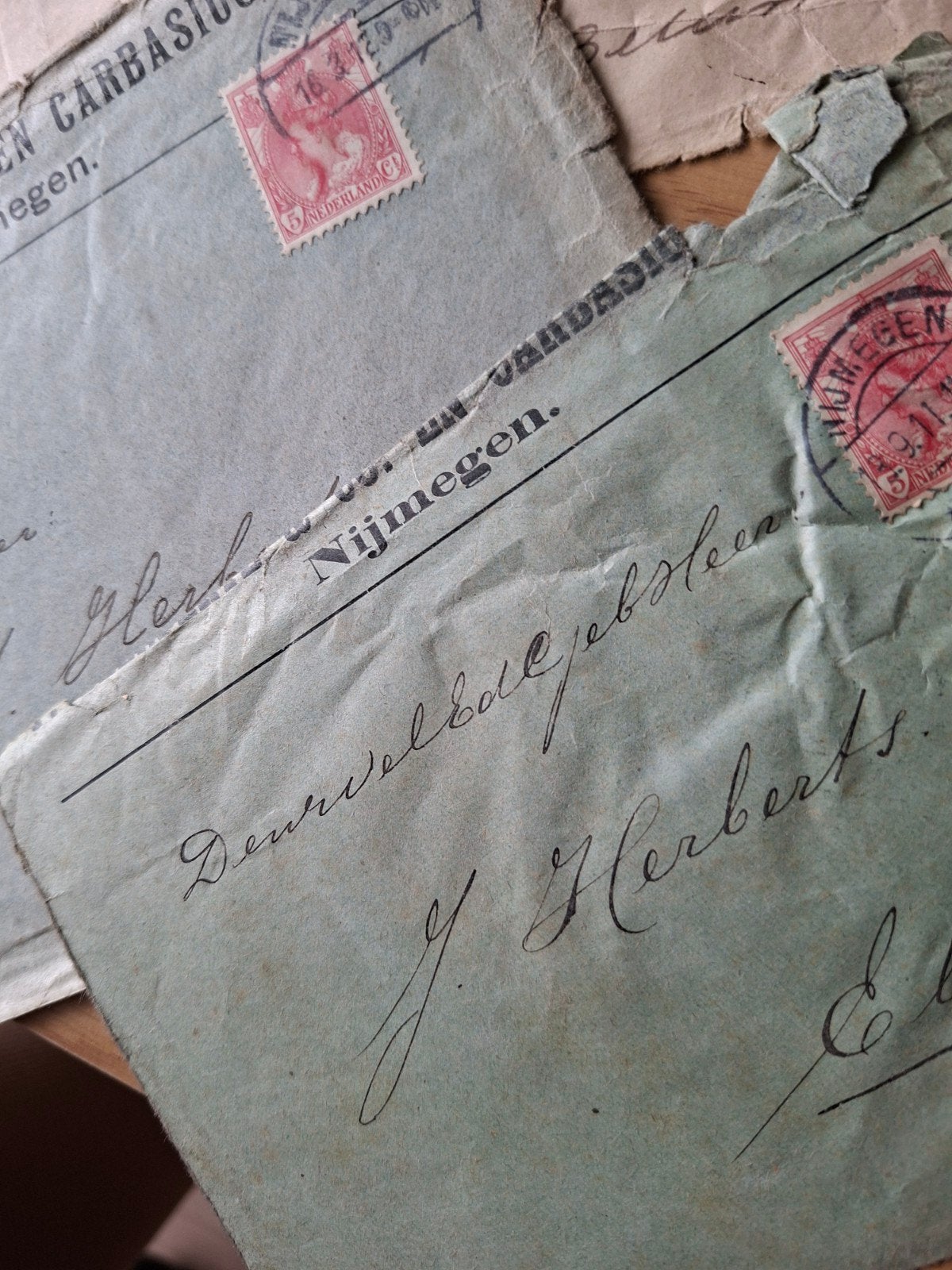 Oude postzegels en brieven, diverse collectie, Verzenden, T/m 1940, Gestempeld