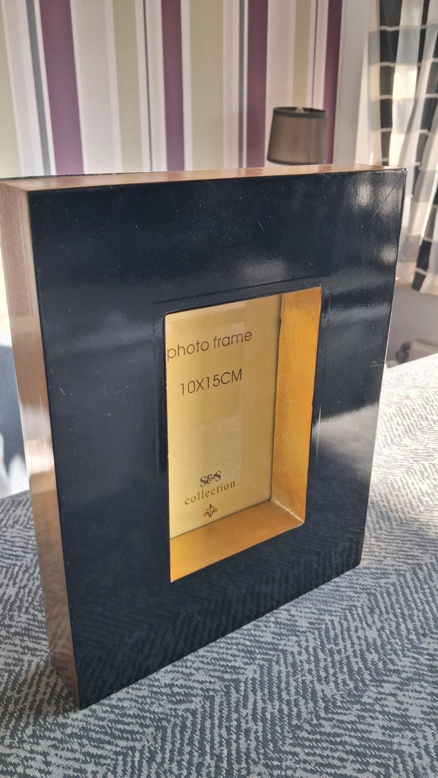 Mooie Zwarte FOTO-LIJST!, Ophalen of Verzenden, Zo goed als nieuw, Zwart, Met glas