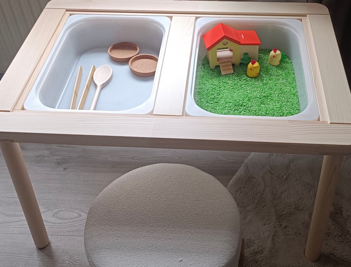 Flisat 3 in 1 sensori speeltafel met bijpassende stoeltjes, Ophalen, Zo goed als nieuw