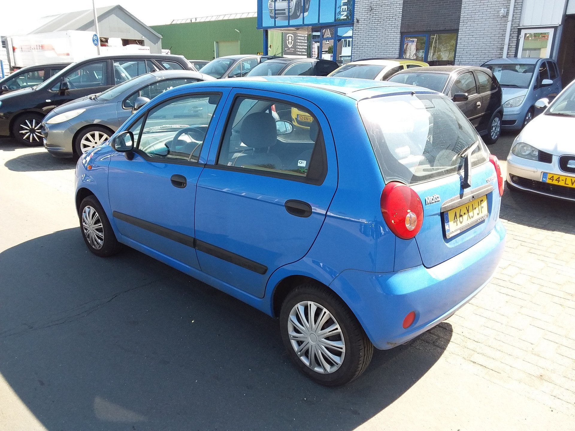 Chevrolet Matiz 0.8 Spirit (bj 2007), Auto's, Voorwielaandrijving, Gebruikt, Blauw, Origineel Nederlands