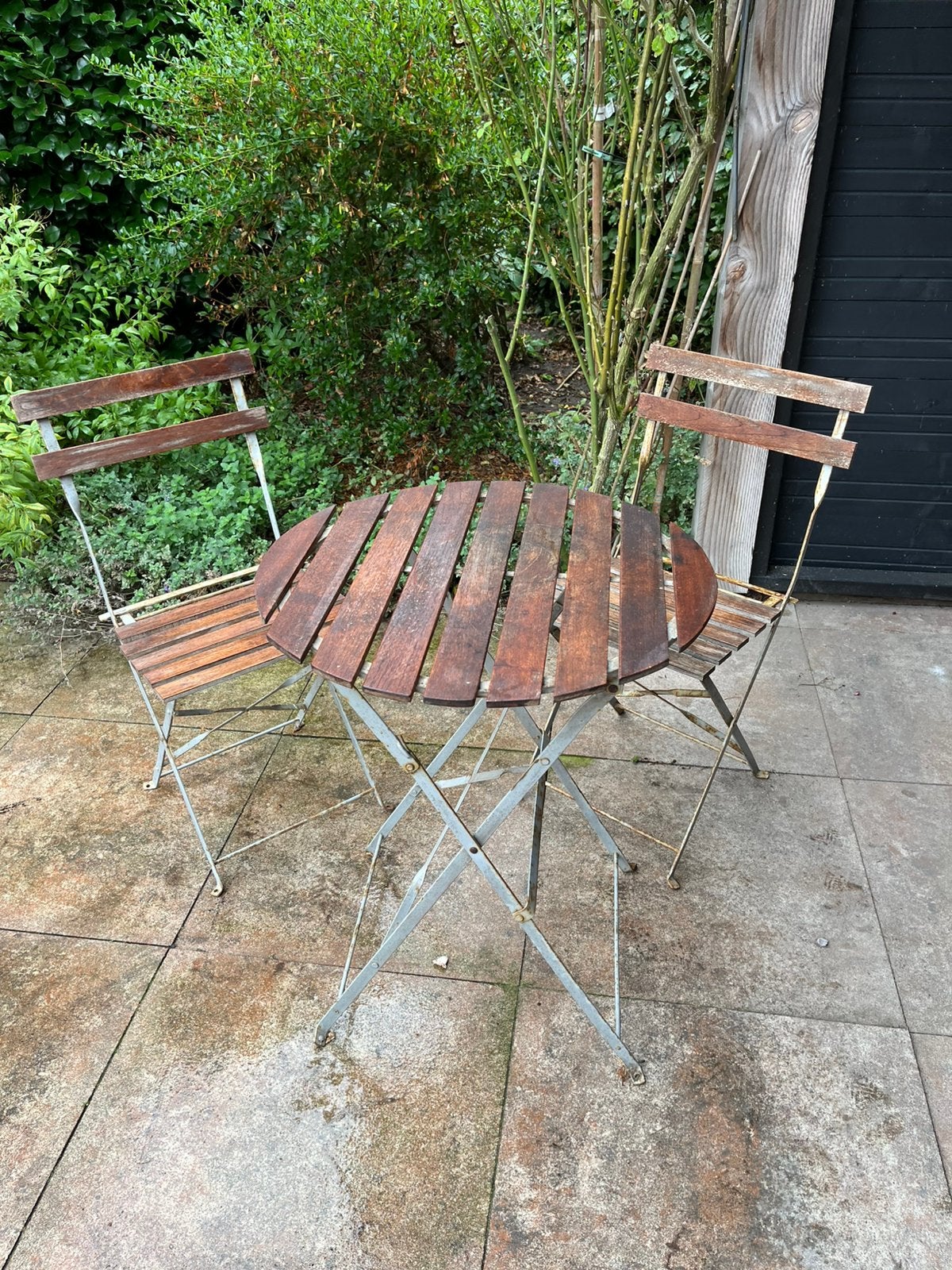 Tuinset, Gebruikt, Tuinset, Hout, Ophalen