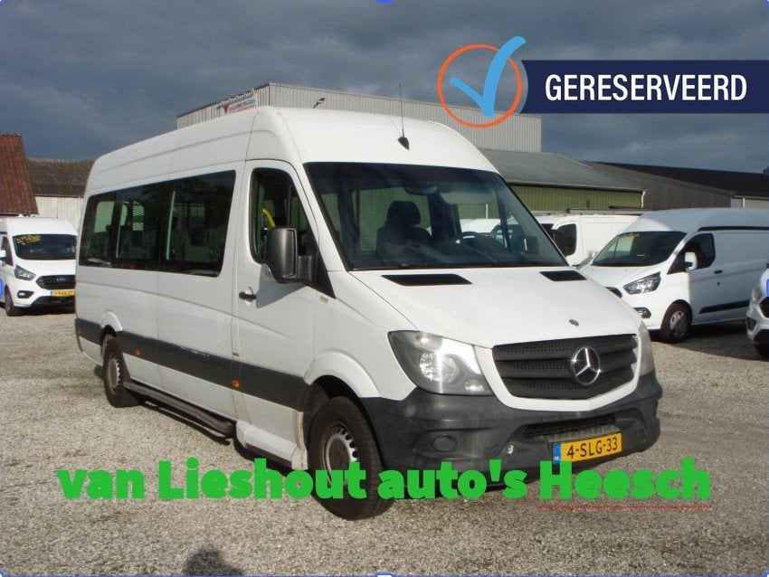 Mercedes-Benz Sprinter 313 432 HD 9 persoons personenbus rol, Euro 5, Gebruikt, 129 pk, Wit