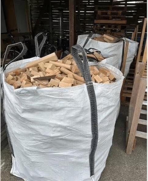brandhout Bigbag +- 1m3, Tuin en Terras, Haardhout, Minder dan 3 m³, Ophalen, Beukenhout, Blokken