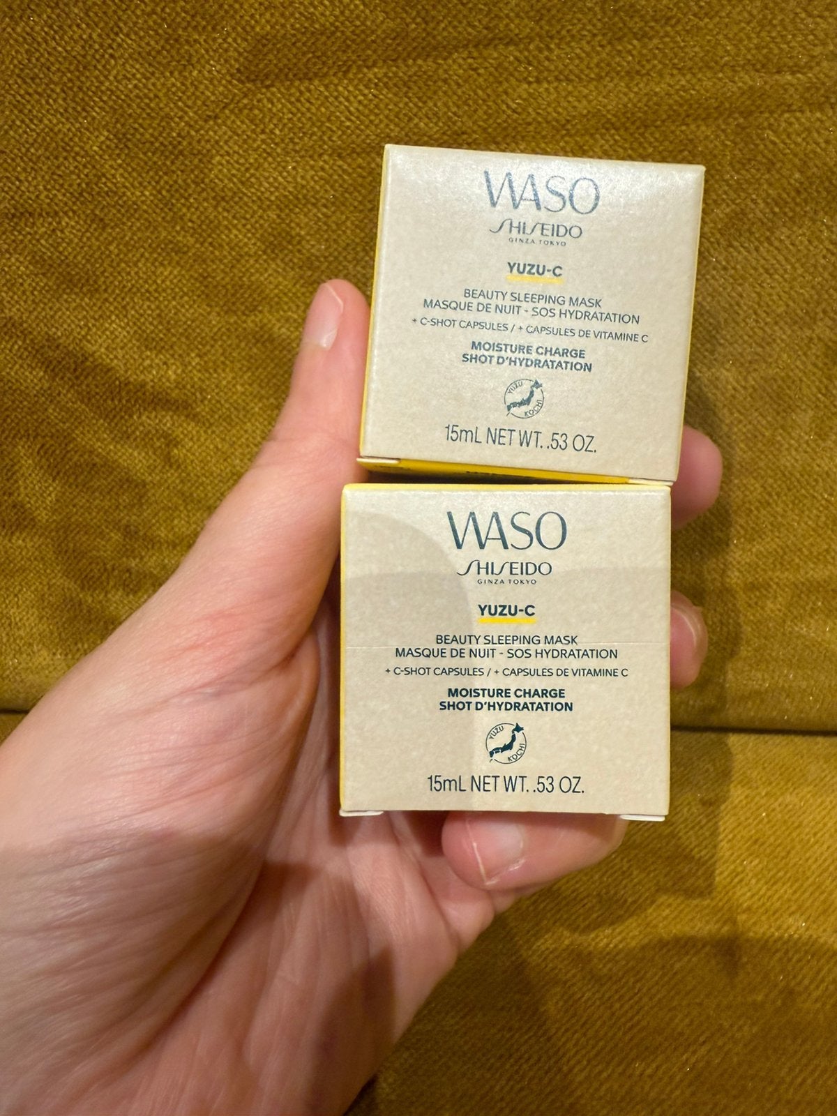 Shiseido waso yuzu C beauty sleeping mask gezichtsmasker, Ophalen of Verzenden, Nieuw, Gehele gezicht, Verzorging