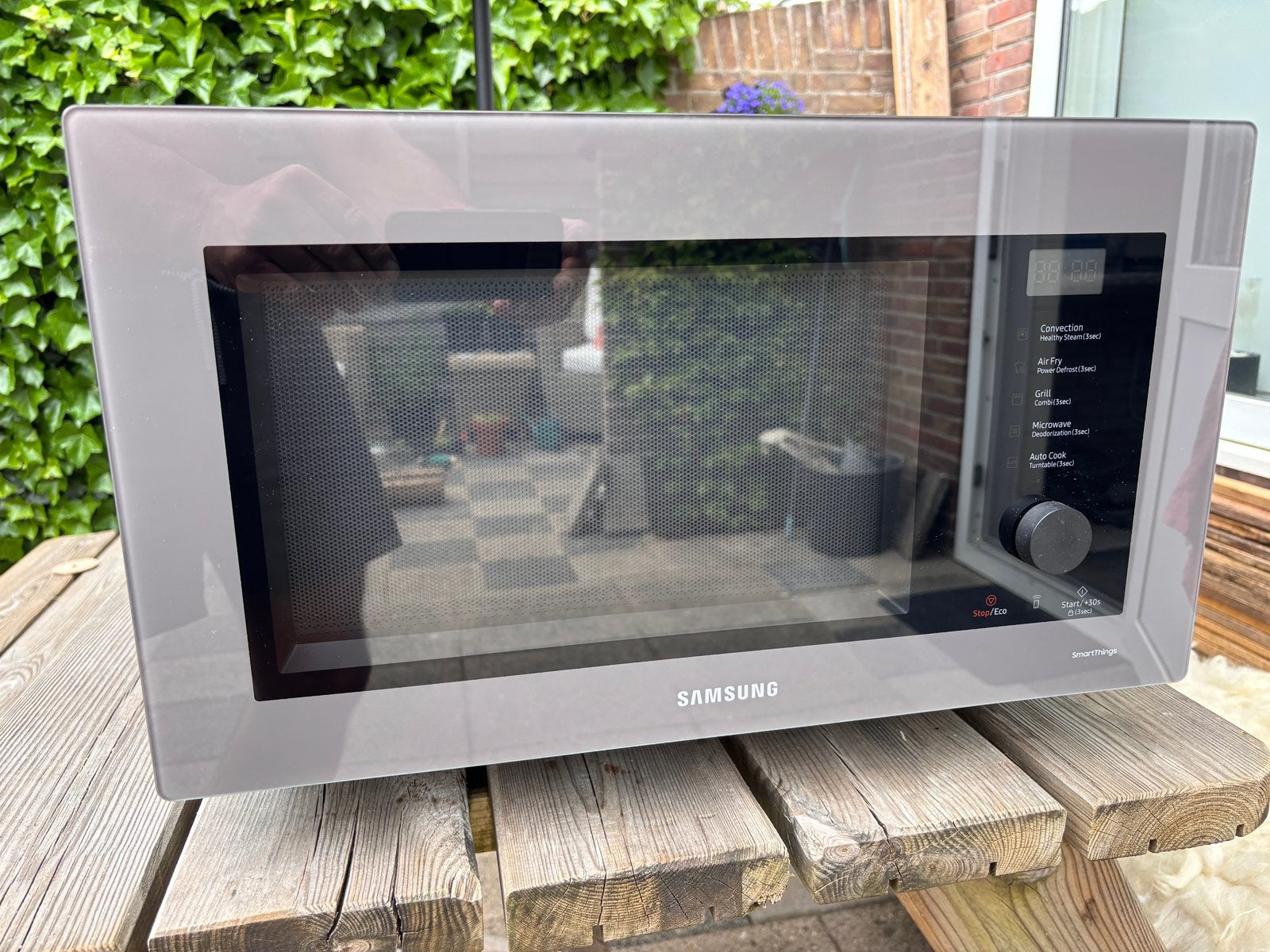Samsung combi magnetron, Witgoed en Apparatuur, Combimagnetron, Ophalen of Verzenden, Zo goed als nieuw, Draaiplateau