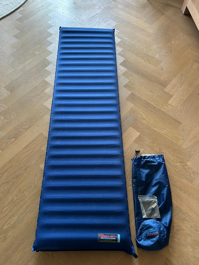 Thermarest slaapmatje 183 x 50 x 5 cm | Extra dik met hoes, Caravans en Kamperen, Ophalen of Verzenden, Zo goed als nieuw, 1-persoons
