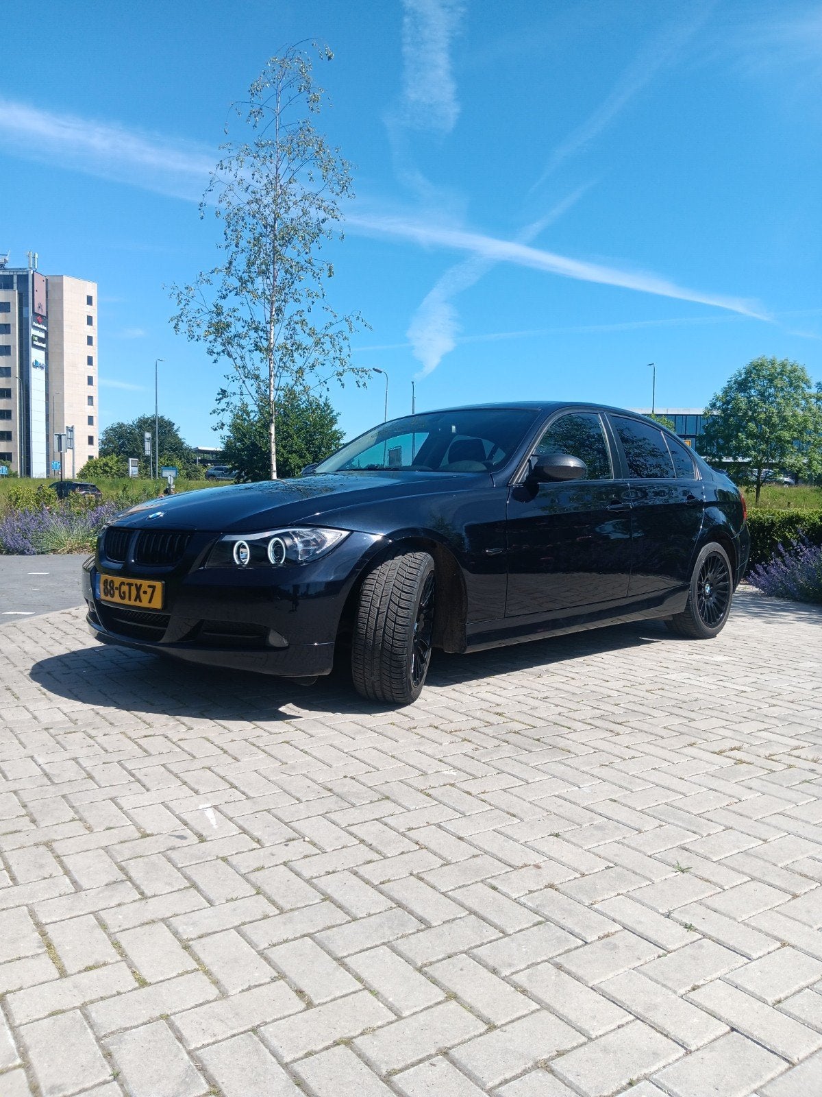 BMW 3-Serie 2.0 | 318i 2008       Stage 1(MOTOR VASTGELOPEN), Parkeersensor, Achterwielaandrijving, Zwart, Origineel Nederlands